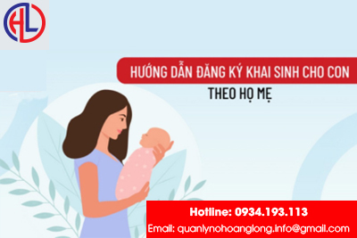 Những lưu ý khi muốn đăng ký khai sinh cho con theo họ mẹ