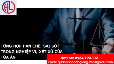 ​Tổng hợp hạn chế sai sót trong nghiệp vụ xét xử của Tòa án